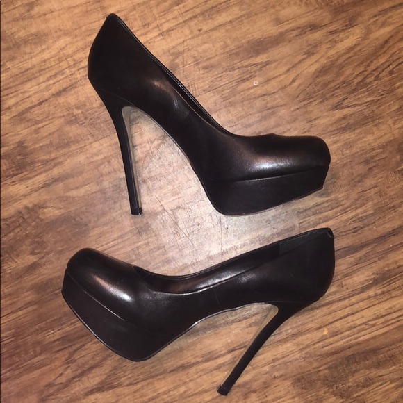 Bakers Shoes Bakers Melina Platform Black Heels Poshmark